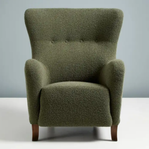Aldram Wing Chair Green