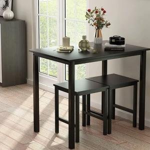Duraster Black Marina Dining Table Set 2 Seater #6