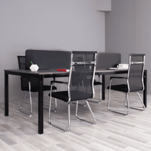 Cluster Workstation table with Acrylic Based